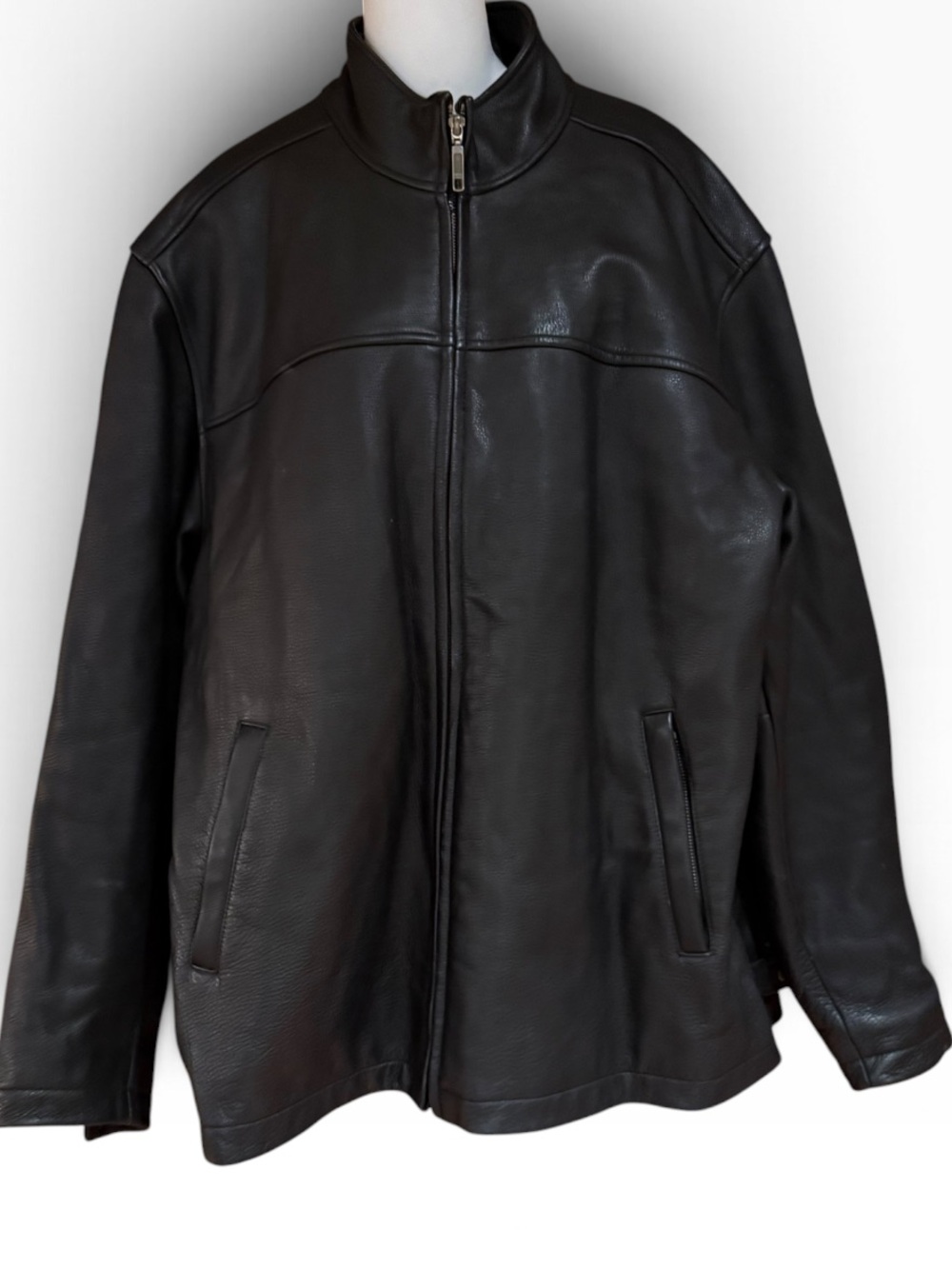 The Territory Ahead Men’s XL Brown/Black Bomber Style Jacket/Coat Quilted Lining